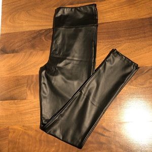 Faux Leather Pants